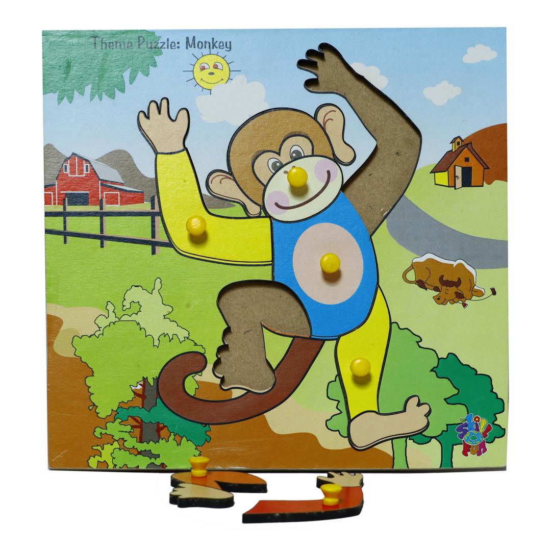 wooden monkey Tray Collection