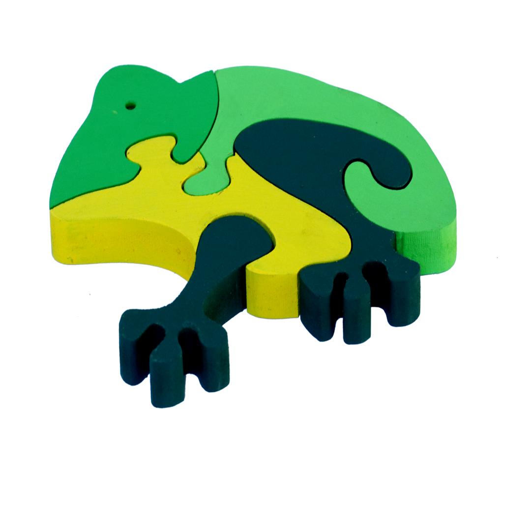 Wooden 3D Frog Puzzle ​