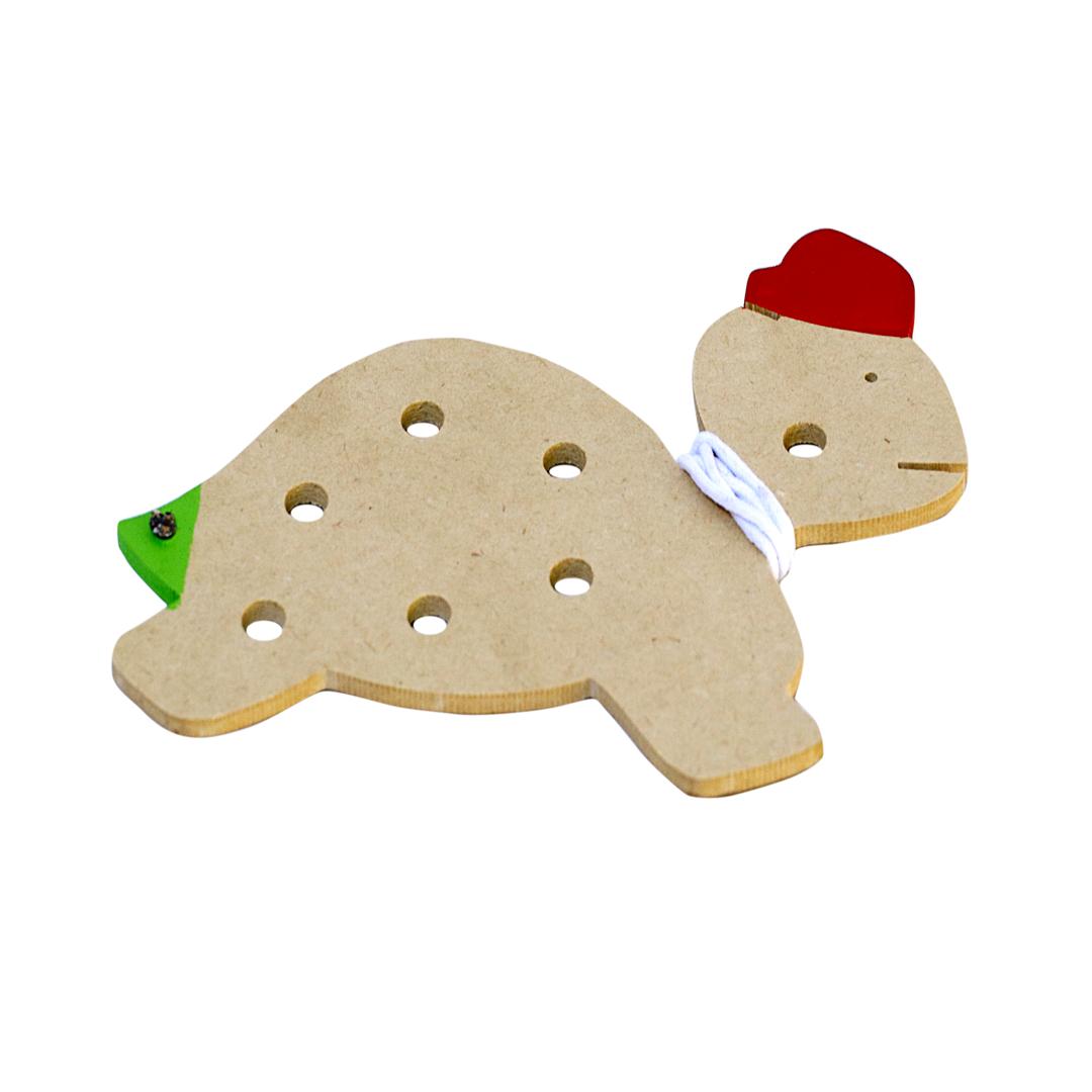 Tortoise Wooden Lacing Toy ​