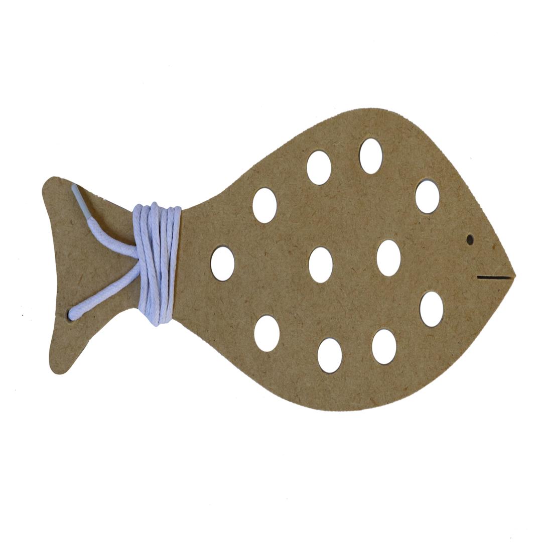 Fish Wooden Lacing Toy ​