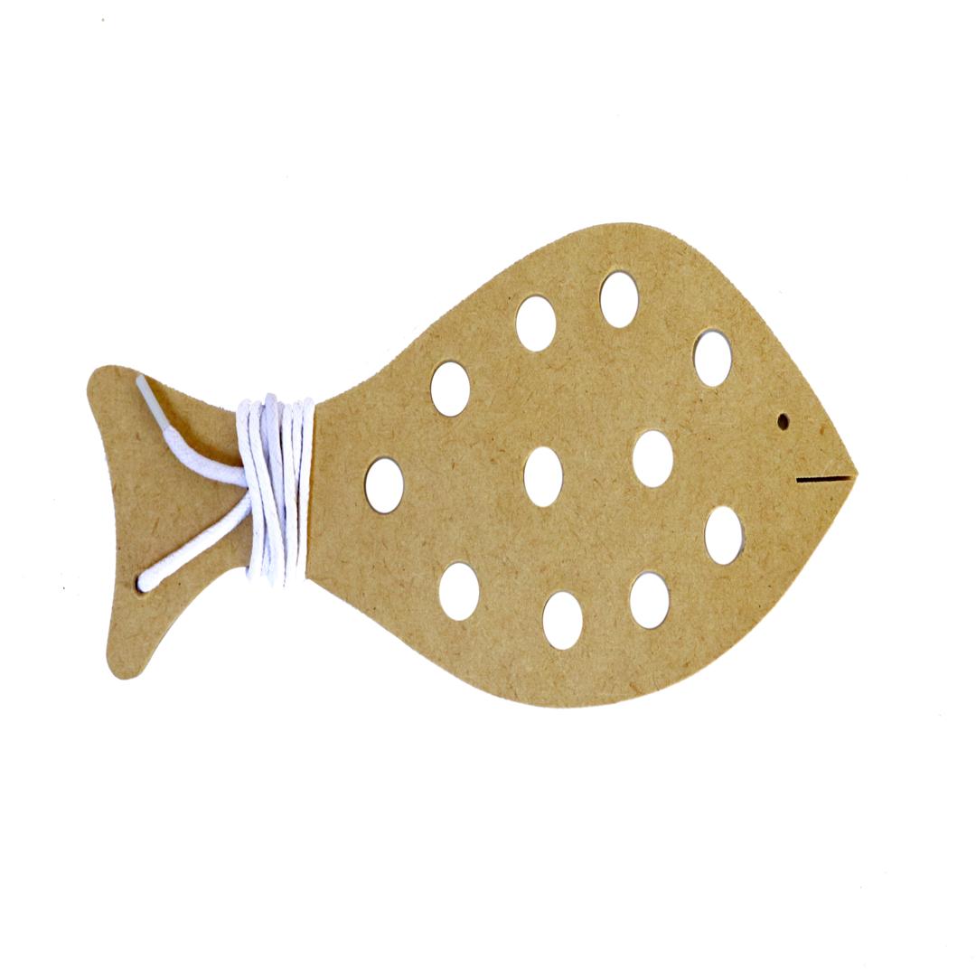 Fish Wooden Lacing Toy ​