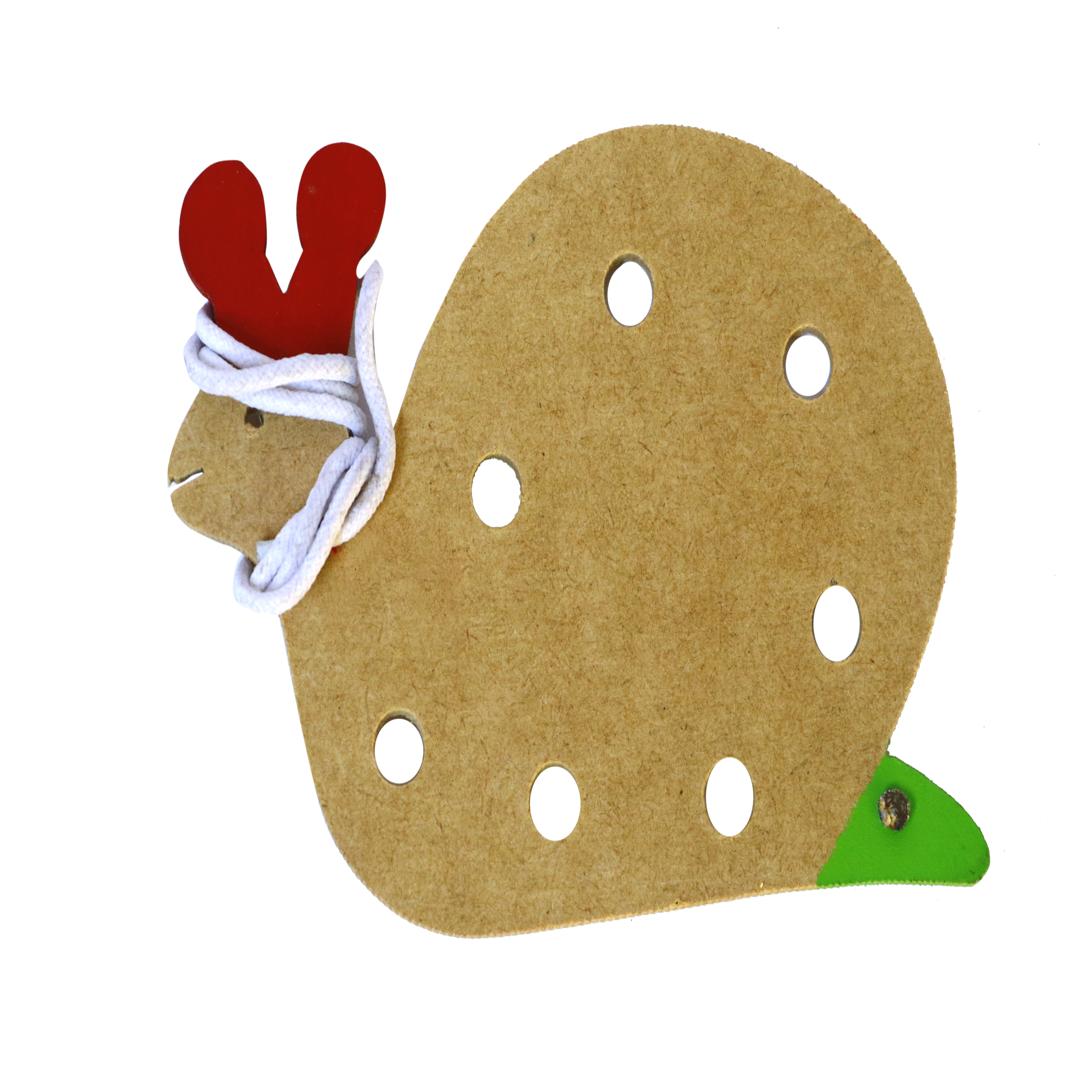 Snail Wooden Lacing Toy ​